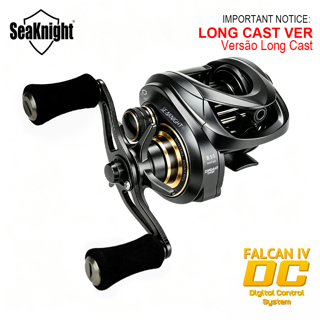 씨나이트 브랜드 FALCAN IV DC 8.1:1 시리 - Ice Fishing Reel 리뷰 및 가격